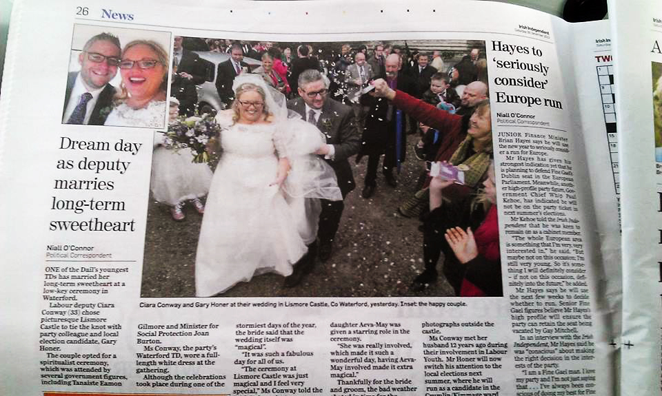 VW Weddings Ireland Irish Independant Newspaper